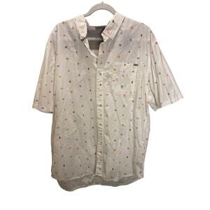 Novelty Print XXL VANS Button Down Summer Men's Shirt